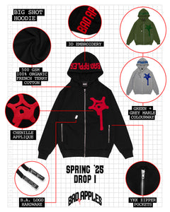 BIG SHOT ZIP UP GREEN